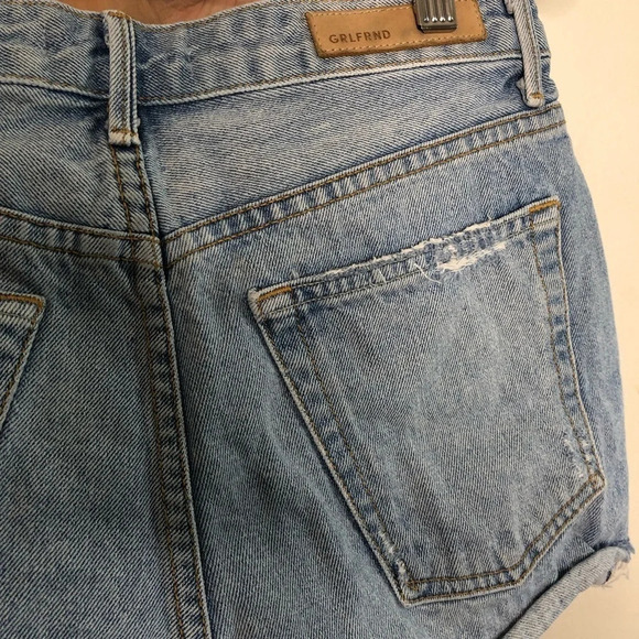 GRLFRND Helena On Fleek Denim High Waisted Shorts 27 - Picture 9 of 11